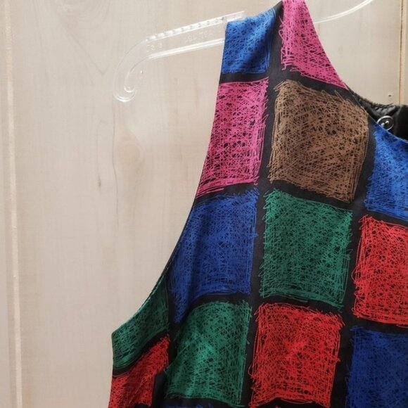 100% Silk Dress Leona by Lauren Leonard Size 6 - Y2K - Picture 3 of 10